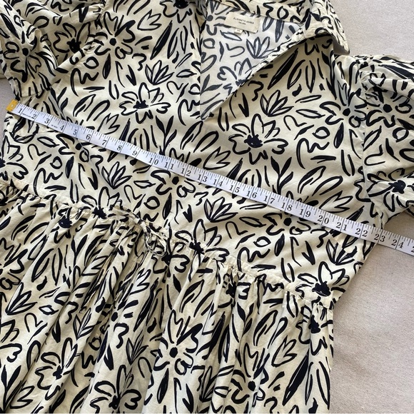 Elizabeth James Daphne Scribble Dress Puff Sleeves Pockets - Picture 9 of 15